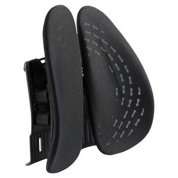 西格傢飾 人體工學辦公室久坐不酸護腰墊  黑色  45 x 45 x 16cm