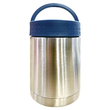 SUNB.W 秦博士 304不鏽鋼蓋隔熱杯 (SCP400S)  銀色 + 藍色  550ml  1個