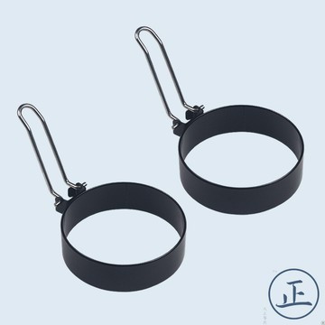黑色圓形煎蛋器【大正餐具批發】煎蛋器 煎雞蛋模具 煎荷包蛋模具 煎蛋圈 圓型蛋圈 煎蛋神器 造型蛋圈 圓形煎蛋圈