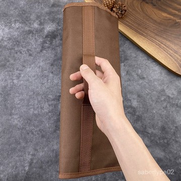 捲筒式多口袋戶外收納加厚工具包多功能工具收納袋便攜拎包捲包 QVTF