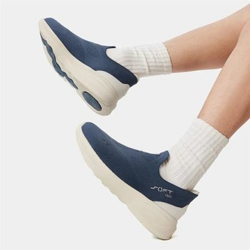 李寧男鞋休閑鞋軟底2025秋季SOFT GO 2 KNIT透氣軟彈運動鞋AGLV01