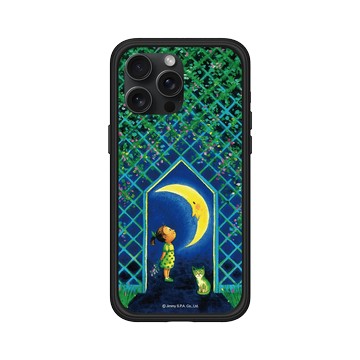 iPhone 15 Pro Max Mod NX 黑 - 幾米 Jimmy Liao - 幸運遇見你-遇見月亮