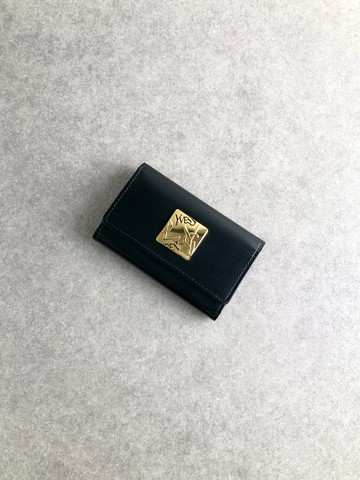 [日本直銷，品牌二手包裝] Yves Saint Laurent 鑰匙包，黑YSL，5 環，復古 jc4pgm