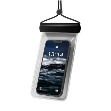 Aura IPX8掛脖可觸屏手機防水袋 7.2吋適用  炫酷黑  1個