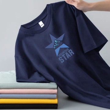 男士夏季潮流打底男裝圓領短袖半袖純棉T恤上衣體恤衣服