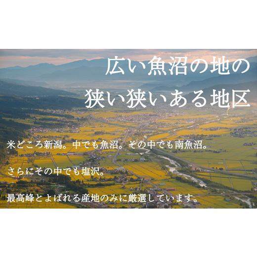 ふるさと納税 新潟県 南魚沼市 令和5年産 南魚沼産コシヒカリ『塩沢地区100%』5kg×2袋  3ヶ月連続