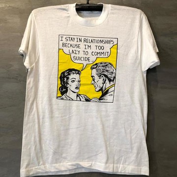 插畫設計vintage復古美式高街男女短袖ins超火oversize街頭潮T恤