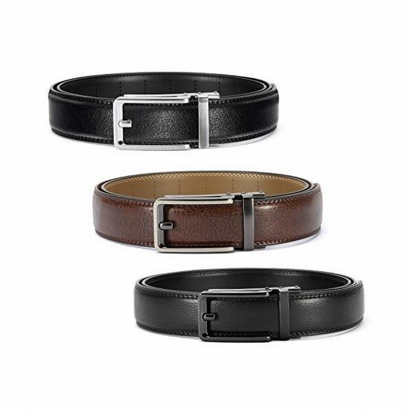 Chaoren三本セットベルト メンズビジネス 紳士ベルト スーツベルト 男性ギフト ベルト オートロック 無段階 通販 Lineポイント最大get Lineショッピング