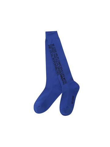 Slogan Logo Socks_Blue