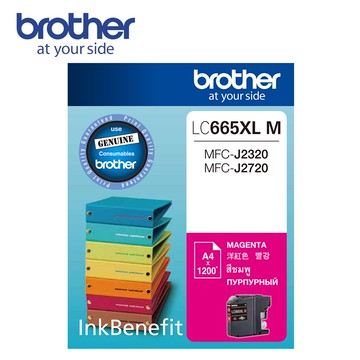 BROTHER LC665XL-M 原廠紅色高容量墨水匣  單入 多入優惠 公司貨