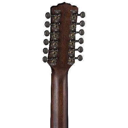 Luna Guitars Art Vintage Dread Solid Top 12 String A E Guitar, ART V DCE 12