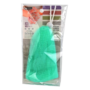 [家速配]4層極細泡泡皂袋/1入-顏色隨機出貨