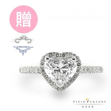 亞帝芬奇誠摯動人GIA1克拉鑽戒
