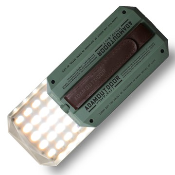 ADAMOUTDOOR 3D廣角鑽石燈 (綠) 防水燈 露營燈 工作燈 充電燈 緊急照明燈 擺攤燈 小夜燈 擺攤燈 夜市燈 廣角燈