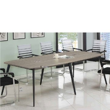 AS DESIGN 雅司家具-雷歐力榆木紋8尺會議桌-240*112*75cm