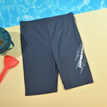 TK421-超彈及膝泳褲-炭灰