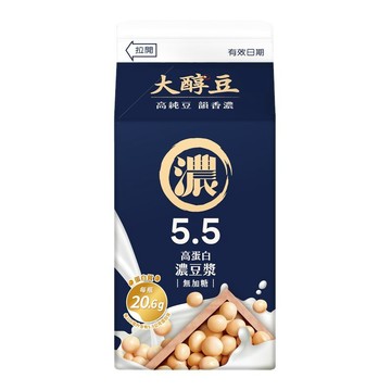 [家速配]大醇豆5.5無加糖濃豆漿※實際到貨效期約4天以上
