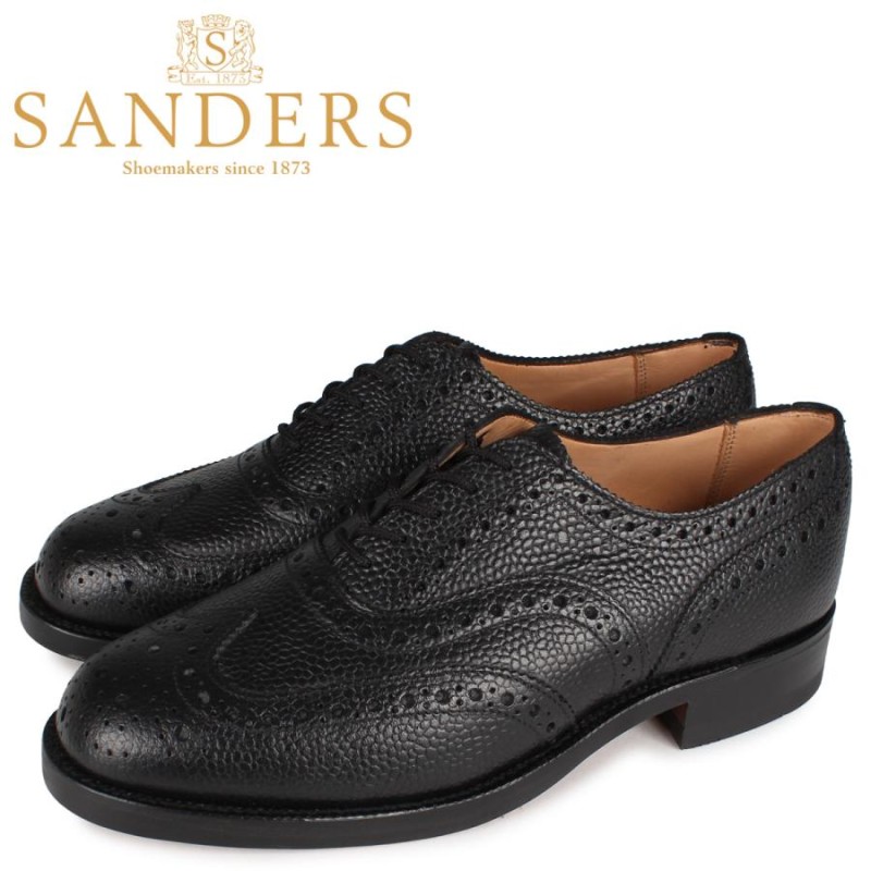 SANDERS サンダース シューズ ウィングチップ ハイランド ブローグ メンズ BRAEMAR HIGHLAND BROGUE SHOE Fワイズ  5597B | LINEブランドカタログ