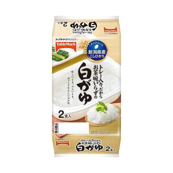 テーブルマーク 新潟県産こしひかり白がゆ 2食 (250g×2個)×8個入×(2ケース)｜ 送料無料