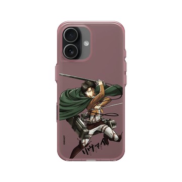 iPhone 17 Clear (相機按鈕) 晶醺玫 - 進擊的巨人 Attack On Titan - S2&S3 - 里維兵長