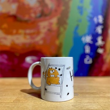 【馬克杯&陶瓷杯墊組】HELP小蜘蛛