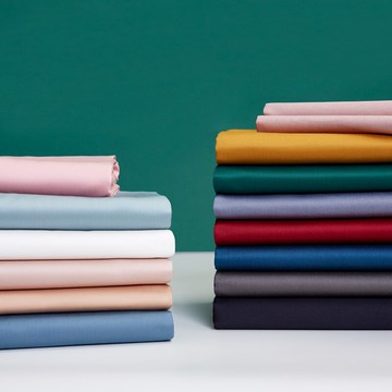 Cootan60支全棉五星級酒店薄床單 被單 裸睡級別 純色 無鬆緊帶床包單人雙人加大床單單件 民宿酒店專用