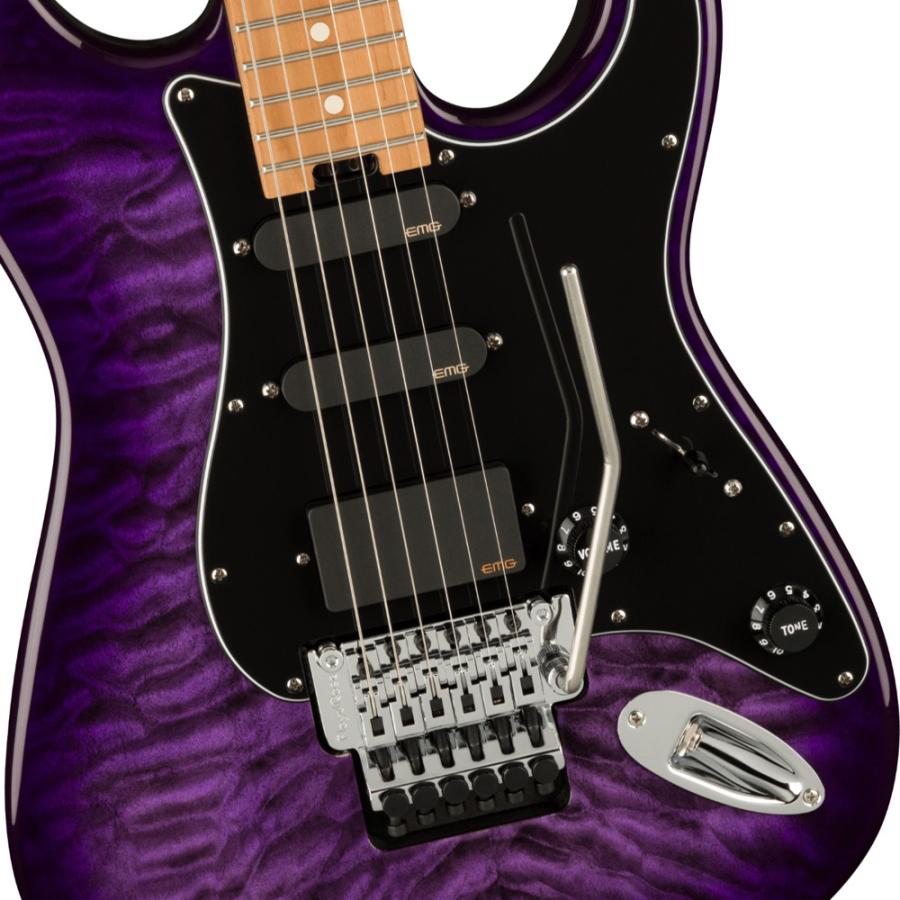 Charvel Marco Sfogli Signature Pro-Mod So-Cal Style HSS FR CM QM Transparent Purple Burst エレキギター