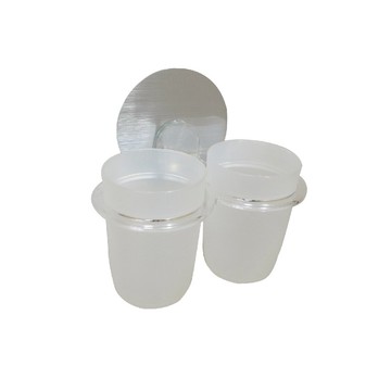 雙杯架(附2個塑膠杯) ESD11 掛鉤 貼片 掛勾 免鑽孔 漱口杯 浴室