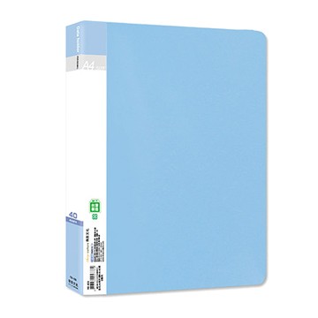 珠友Chuyu A4粉彩資料本/40頁/RB-40B/藍