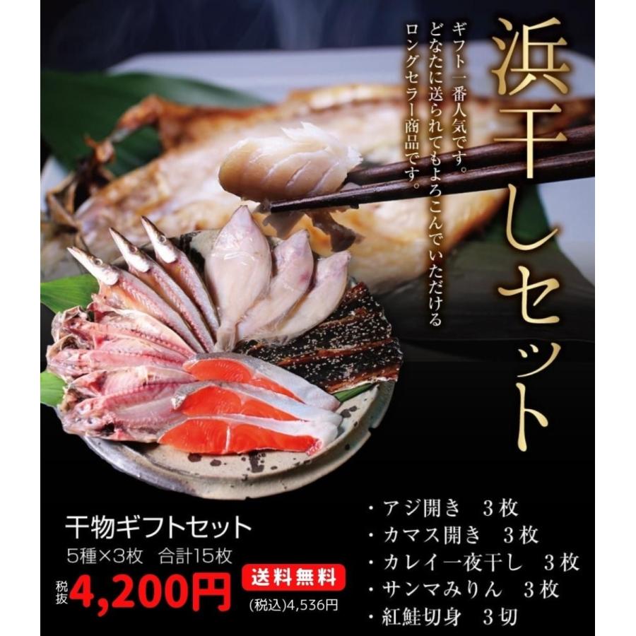  浜干しセット  魚 さかな セット 詰め合せ 干物 ひもの 贈答 ギフト