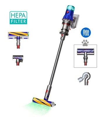 Dyson V12 Detect Slim™ Fluffy 輕量無線吸塵器 (寵物家庭組)