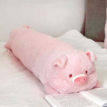 ✨壹灣出貨✨可愛粉豬大象動物抱枕女生睡覺夾腿長條枕床上沙髮靠枕玩偶禮物 F9LB