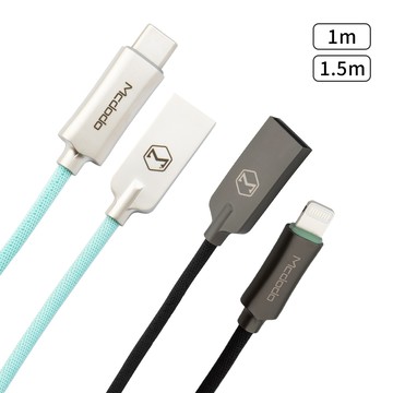 Mcdodo 智能斷電2 4a 快充線micro Usb 充飽自動斷電充電線傳輸線快速充電線高通認證qc3 0 編織線安卓手機配件 Arz宇勝通訊