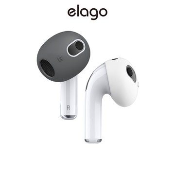 [elago] AirPods 3 矽膠耳塞套 (2附雙色) (適用 Airpods 3)