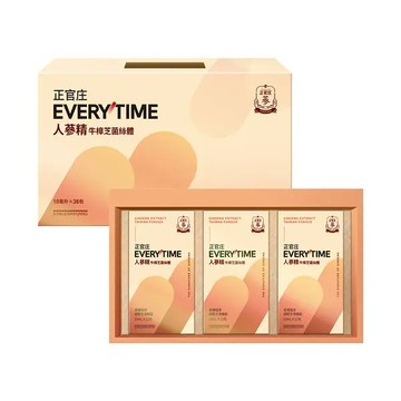 【正官庄台中店】EVERYTIME牛樟芝禮盒36入*4盒