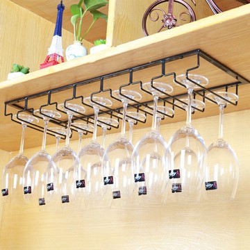 紅酒架 倒掛酒架 杯架 輕奢紅酒杯架倒掛家用創意高腳杯架現代歐式酒杯架酒柜裝飾品酒架