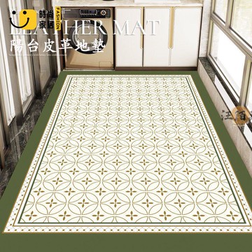 台灣公司 【宅配免運 客製化】陽臺地墊 免洗地墊 廚房地墊 防滑地墊 防油地墊 皮革地墊 地墊 花磚地墊 飄窗地墊 門墊工廠現貨直銷 全館八折 售後保障 店長新品推薦 S930