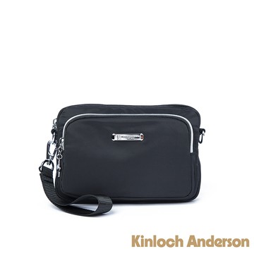 金安德森 城市酷玩 輕巧2Way拉鍊隨身包 都會黑