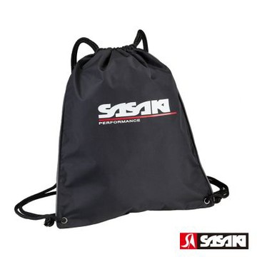 SASAKI 超輕量反光束口背包緊急救難包-黑/寶石紅