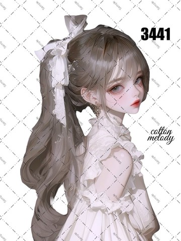 original sticker no.3441 人物貼紙 原創貼紙 原創人物貼紙 裝飾貼紙 cotton melody
