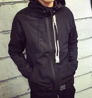 韓國 風衣 外套 拉鍊 潮流  套頭 3M