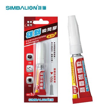 雄獅 GU-101 液狀 瞬間膠 3g【APP滿額下單10%點數(單一帳號最高5000點)】1/31止