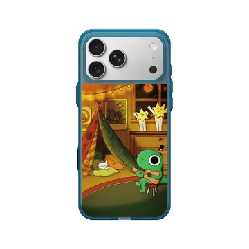 iPhone 17 Pro Max Clear (相機按鈕) 夜幕藍 - 怪奇事物所 Incrediville - 烏克麗麗之夜