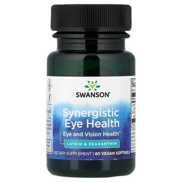Swanson Vitamins, 協同眼睛健康，60 粒軟凝膠