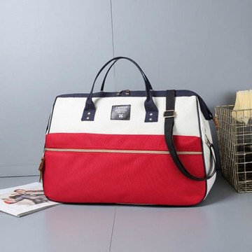 韓版男女手提旅行包短途旅游行李包可套拉桿輕便大容量運動健身包