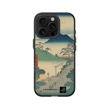 iPhone 16 Pro Clear (相機按鈕) 酷墨灰 - Van Gogh Museum - 浮世繪系列東海道五十三次名所圖會 - 歌川廣重