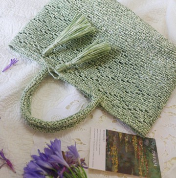 【限量現貨】Handmade手工編織/紙草繩編織手提包/購物袋/流蘇