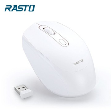 【RASTO】RM10 超靜音無線滑鼠-白
