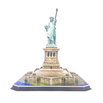 世界建築精裝版拼圖-美國自由女神像