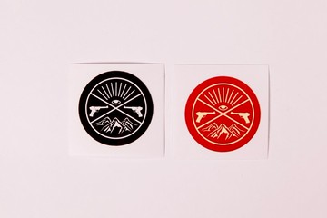 Deerhorn design / 鹿角 山林的殺手 貼紙 4入